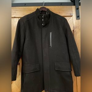 Cole Haan Black Pea Coat